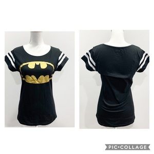 Batman black t-shirt.